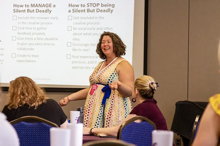 Dawn Crawford Leading Kindly Review Workshop