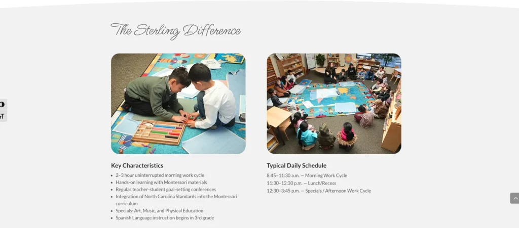 sterling montessori information organization
